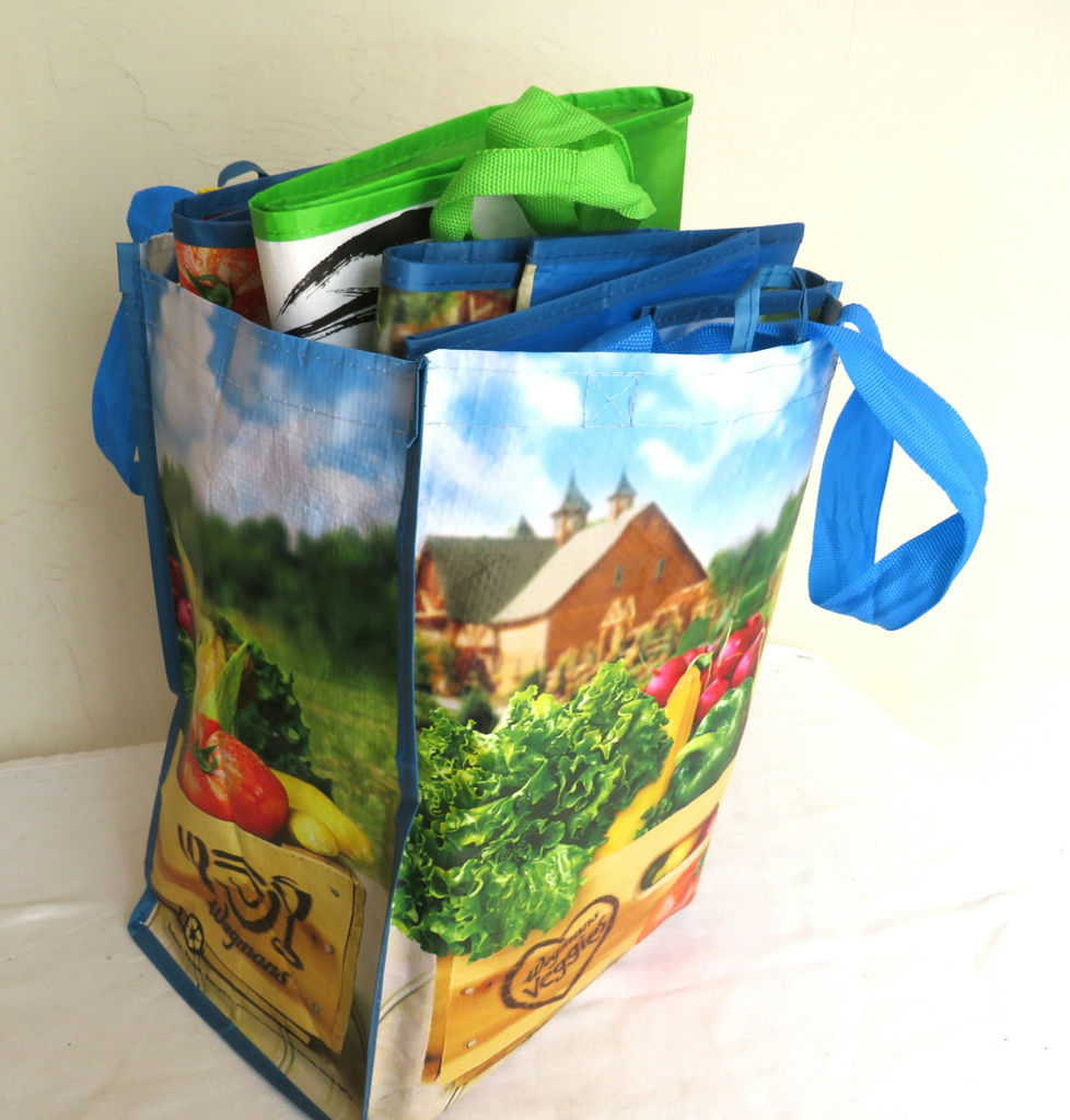 Large Grouping of Reusable Wegmans Other Grocery Bags - image 3 of 7