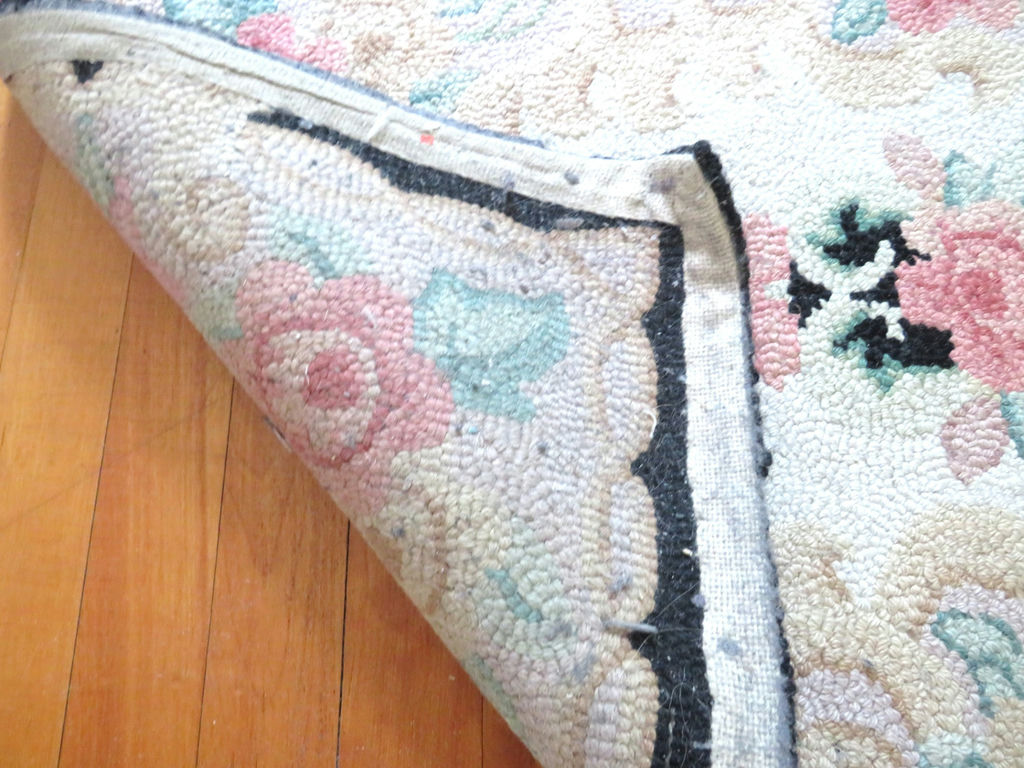 Hand-Knotted Wool Pile Small Throw Rug - image 2 of 3