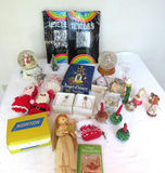Huge Lot Christmas Decor Icicles Snow Globes Candles - thumbnail 2 of 20