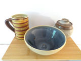 Studio Pottery Mug, Bowl, Jar with Lid - thumbnail 1 of 10