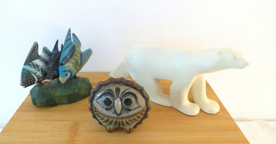 Animal Themed Decor Mixed Materials - Image 1 of 9