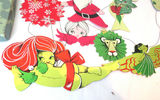 RARE Vintage Chuck Gruen MCM Die Cut Ornaments in Box - thumbnail 9 of 9