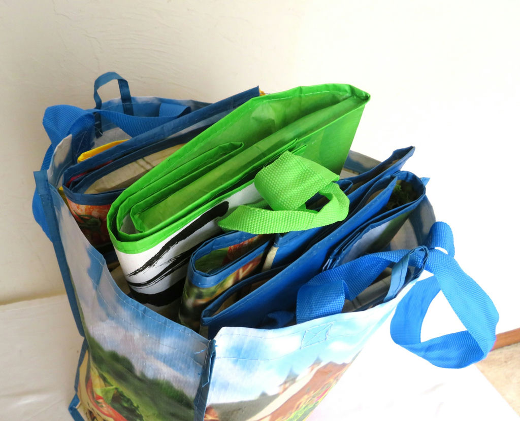 Large Grouping of Reusable Wegmans Other Grocery Bags - image 4 of 7