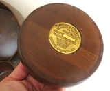 Vtg MCM Didware Walnut Salad Bowl Set with Serving Pair - thumbnail 5 of 7