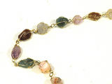 Multi Gemstone Wire Wrapped Necklace with Pendant - thumbnail 5 of 5