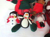 Christmas Plush Reinder Snowmen and Santas lot - thumbnail 4 of 4