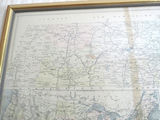 Antique Massachusetts & USA Framed Railroad Map 1898 - thumbnail 6 of 7