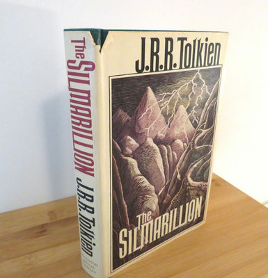 The Silmarillion with Map First Edition First Printing JRR Tolkien - Image 1 of 8