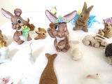 Vtg Bunny Rabbit Miniatures Lefton Enesco - thumbnail 3 of 8