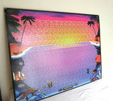 Vintage 3D Calypso Reef Magic Eye Poster on Foam Board - thumbnail 2 of 4