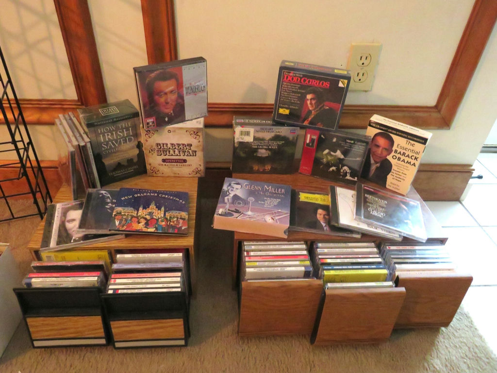 Giant Lot of CDs with CD Rack And Holders - image 2 of 10