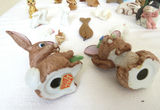 Vtg Bunny Rabbit Miniatures Lefton Enesco - thumbnail 4 of 8
