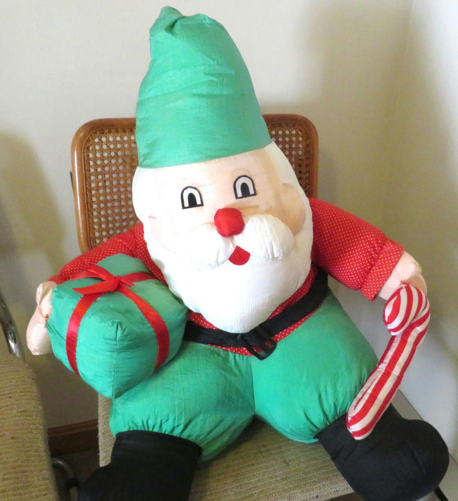 Large Nylon Toy Santa Claus Doll - image 1 of 6