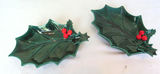 Vintage Lefton Holly Berry Tree Sleigh and Candy Dishes - thumbnail 3 of 8