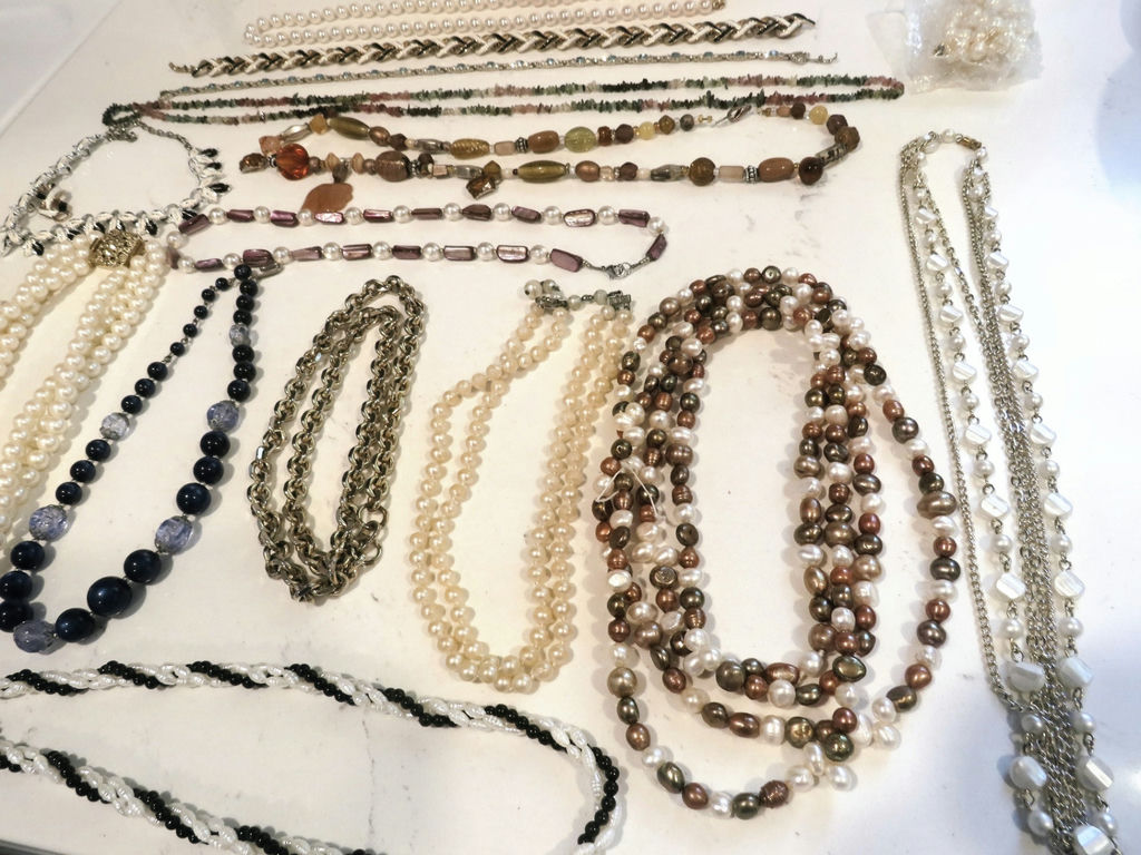 Large lot of Vintage Costume Jewelry Necklaces Monet - image 6 of 15