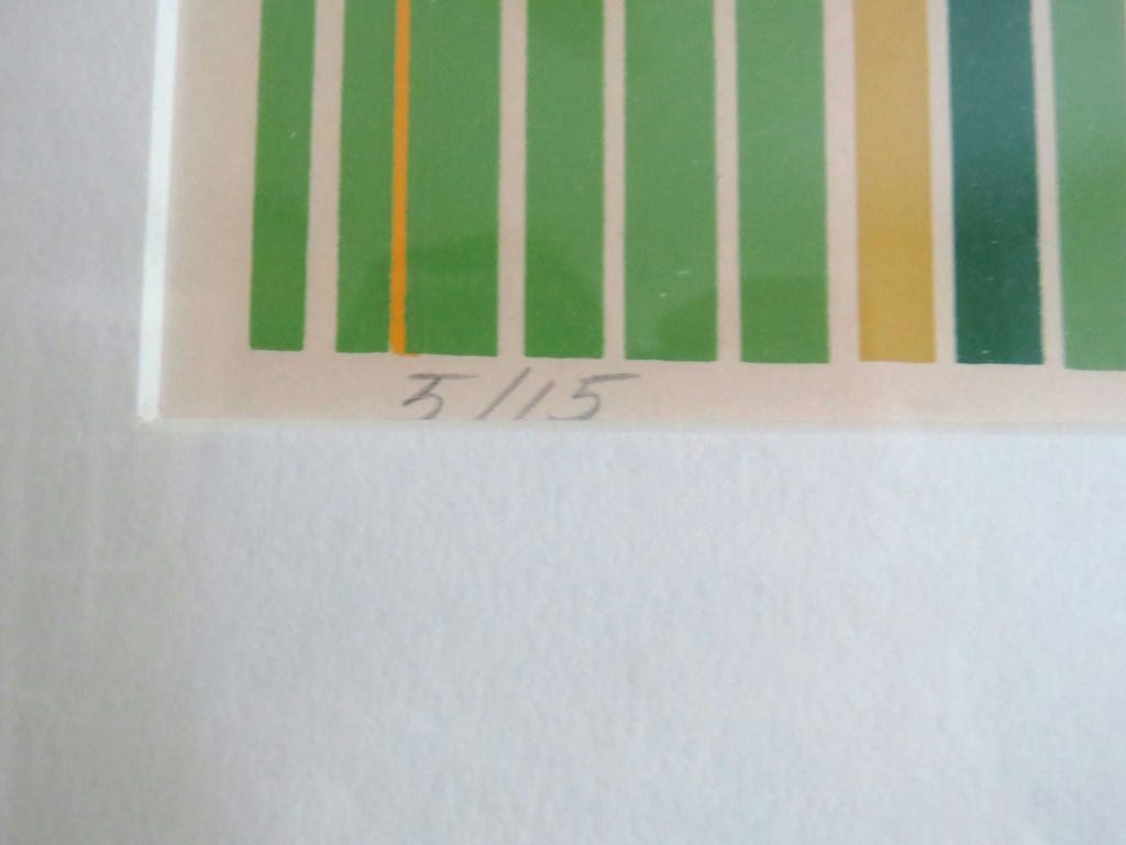 Seasonal Spectrum Framed Silkscreen Signed Terri Priest - image 3 of 5