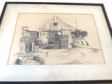 Worcester Artist Alexander Gazonas Nautical Theme Framed Art - thumbnail 2 of 5