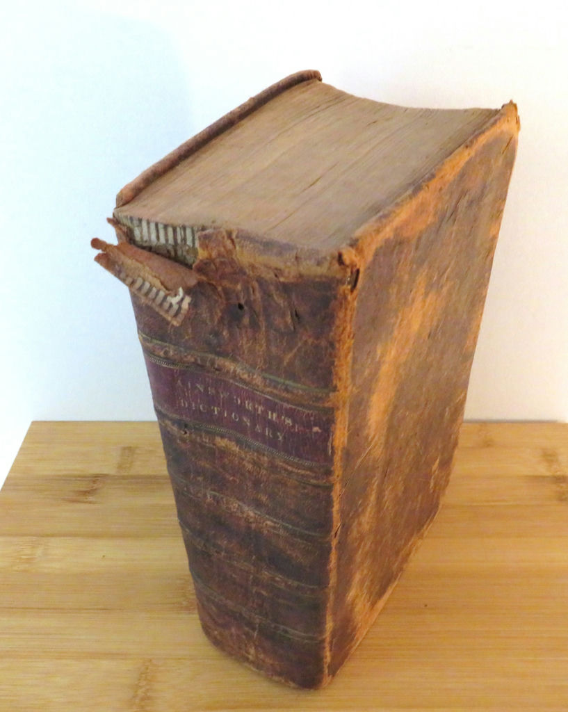 Leatherbound Antique 1818 Abridgement of Ainsworth’s Dictionary - image 2 of 9