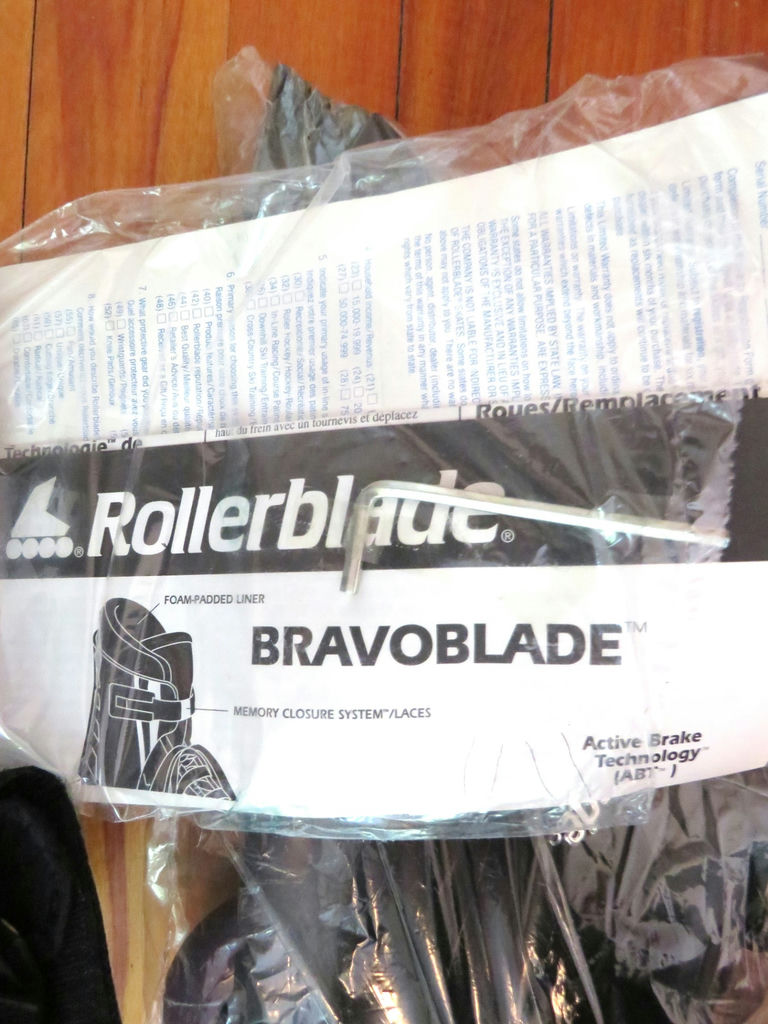 Pair of Roller Blade Boots with Blades and Pads - image 2 of 6