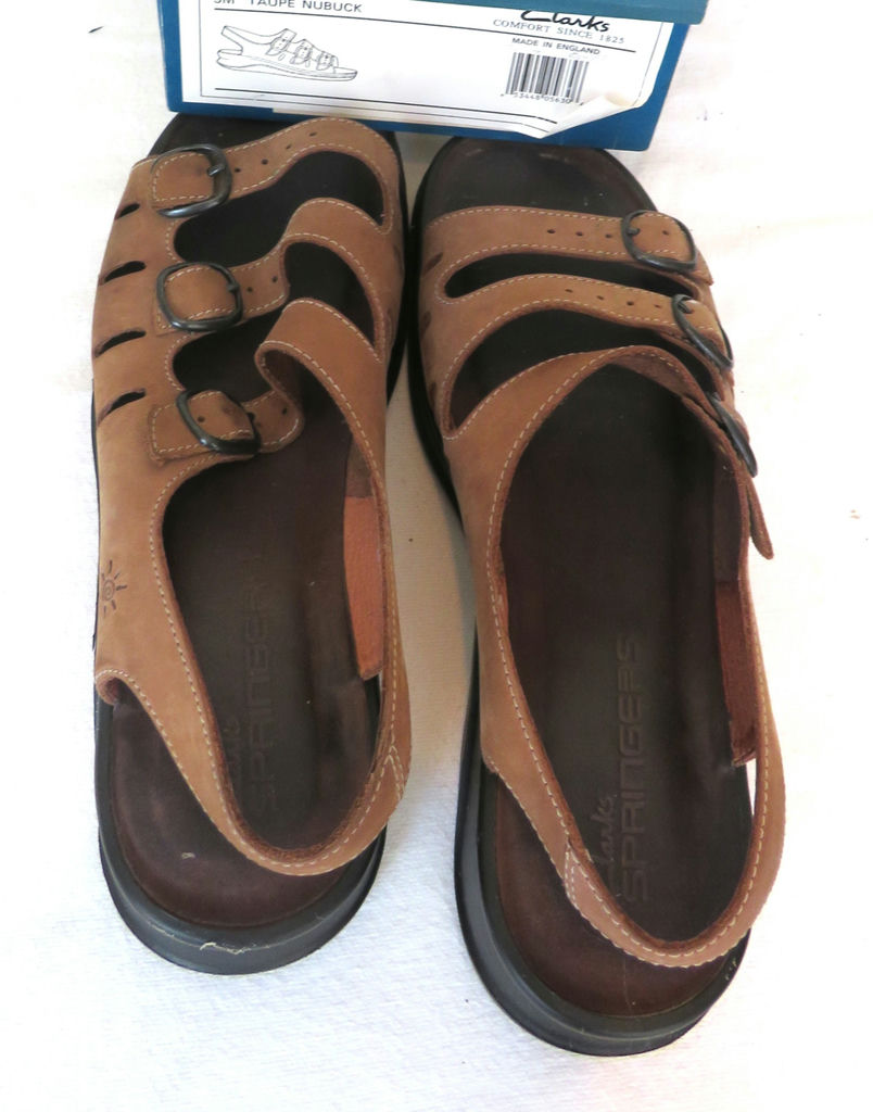 Women's Clark Sunbeat Nubuck Sandals Sz 9M - image 2 of 5
