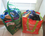 Loads of Reusable Whole Foods Wegmans Shaws Grocery Bags - thumbnail 2 of 5