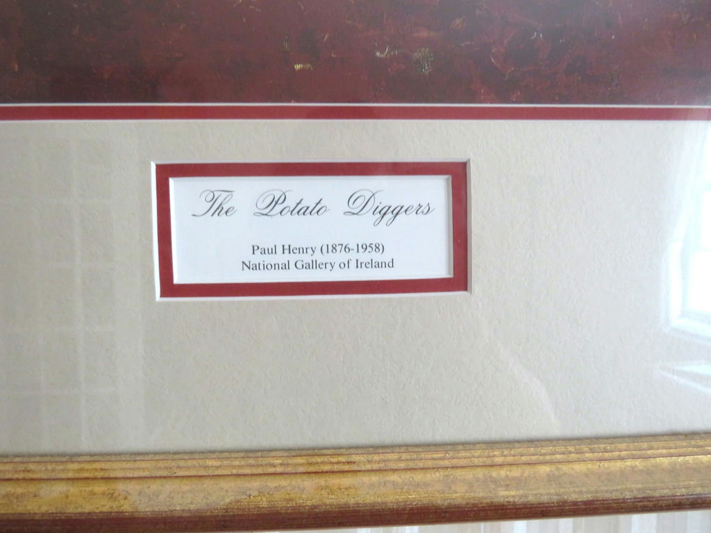 Potato Diggers Framed Print Irish Artist Paul Henry - image 2 of 3