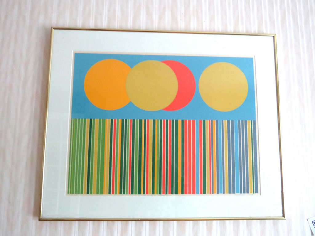 Seasonal Spectrum Framed Silkscreen Signed Terri Priest - image 2 of 5