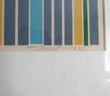 Seasonal Spectrum Framed Silkscreen Signed Terri Priest - thumbnail 5 of 5