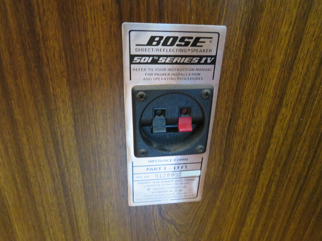 Pair of Bose 501 Series IV Speakers with Original Boxes - image 12 of 12