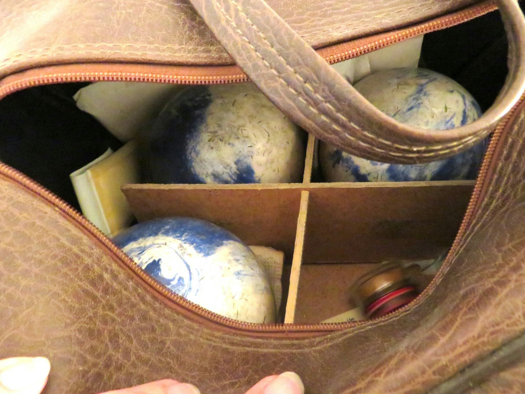 Candlepin Bowling Balls, Shoes, and Bag - image 2 of 7