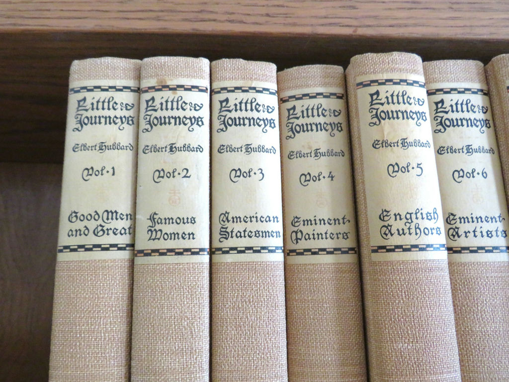 1928 Little Journeys Elbert Hubbard 14 Volume Set - image 2 of 6