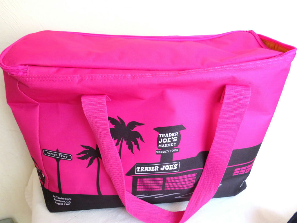 Pink Trader Joe's XL Insulated Cooler Tote - image 3 of 4