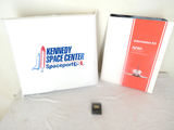Vintage NASA Space Ephemera Cushion and Pin - thumbnail 1 of 6