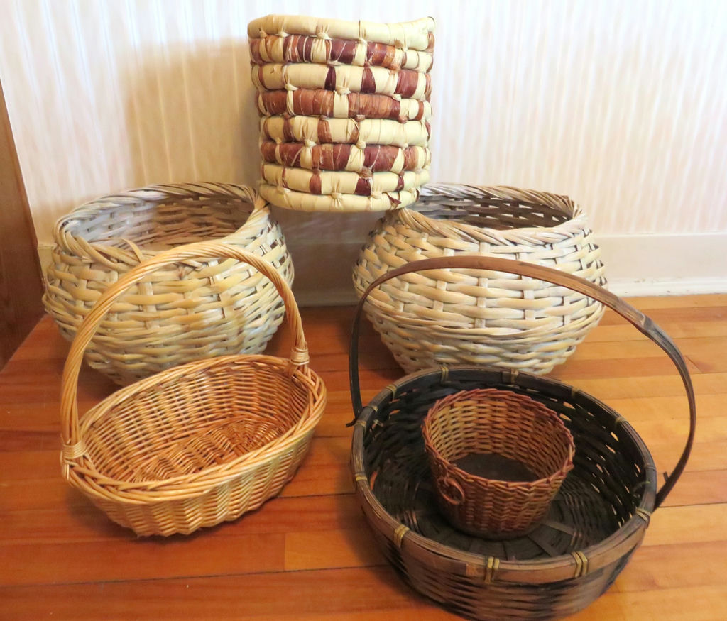 Lot of Wicker Baskets and Planters 16” x 12” - image 1 of 3