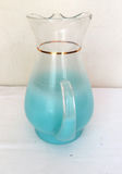 Vintage Blendo Frosted Blue Pitcher - thumbnail 3 of 4