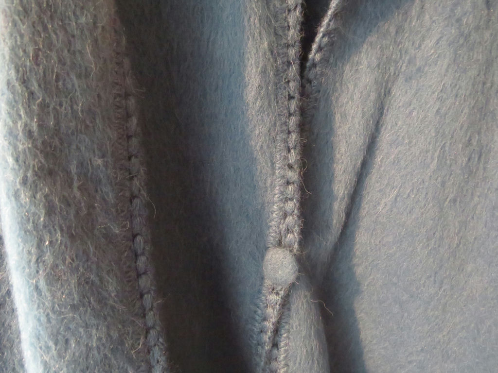 Women's Wool Button Cape with attached Scarf and Pin - image 7 of 7