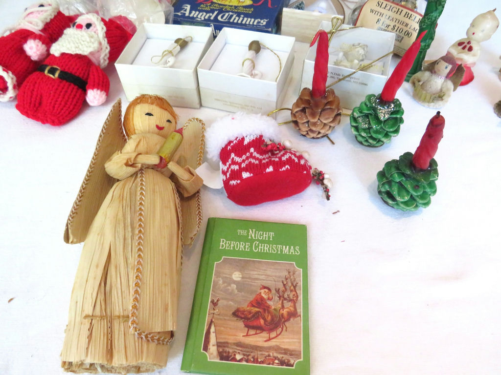 Huge Lot Christmas Decor Icicles Snow Globes Candles - image 10 of 20