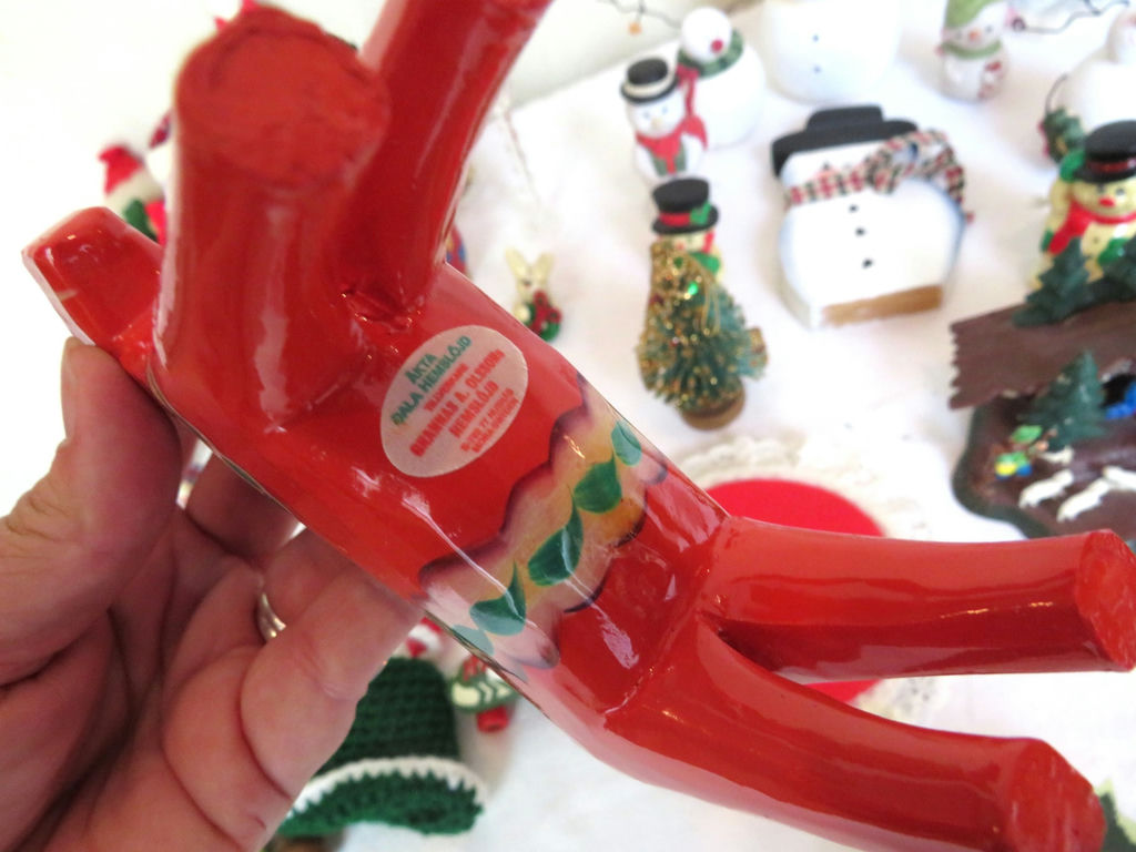 Snowmen and Santas and Dala Horse Christmas lot - image 10 of 13