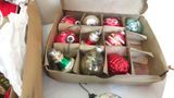 Large Lot of Vintage Christmas Ornaments Glass Porcelain Santas - thumbnail 4 of 18