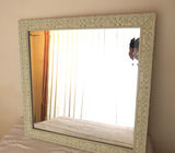 White Painted Shabby Chic Square Mirror - thumbnail 1 of 4