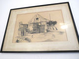 Worcester Artist Alexander Gazonas Nautical Theme Framed Art - thumbnail 3 of 5