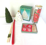 Variety of Christmas Candles and Wrought Iron Candle Tree - thumbnail 3 of 9