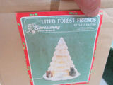 Vintage Lighted Forest Friends Ceramic Christmas Tree - thumbnail 5 of 5