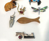 Variety of Pins Brooches Some Sterling Silver Mexico - thumbnail 3 of 7