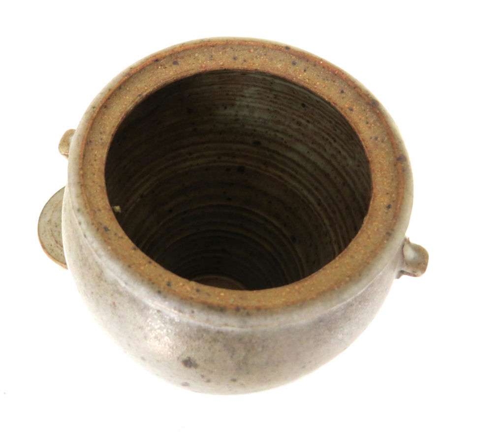 MCM Signed Studio Pottery Vessel with Cover - image 5 of 7