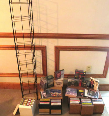 Giant Lot of CDs with CD Rack And Holders - Image 1 of 10