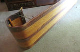 1950s Adirondack Industries 6 ft Wood Toboggan with Cushions - thumbnail 5 of 6