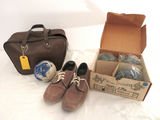Candlepin Bowling Balls, Shoes, and Bag - thumbnail 1 of 7