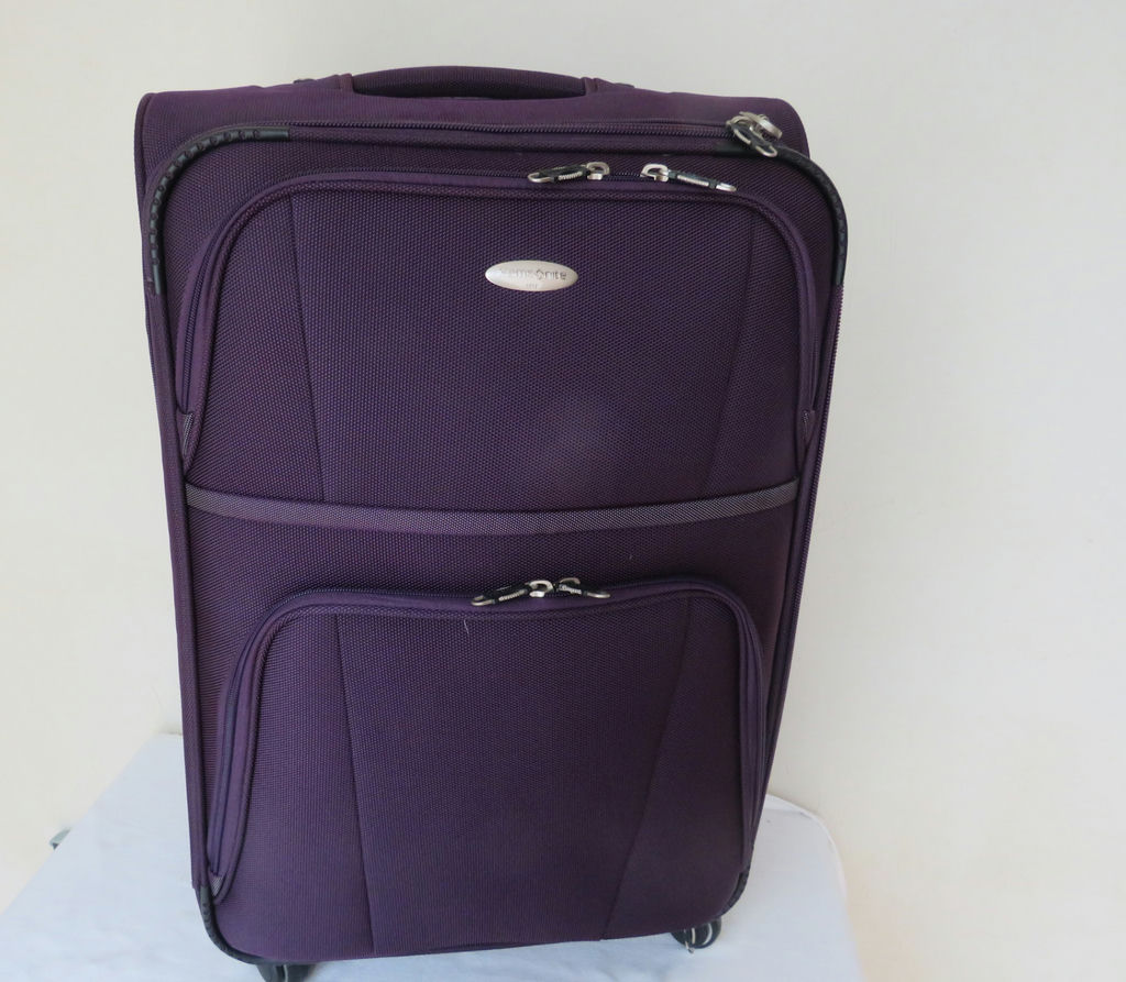 Purple Samsonite Luggage with Wheels - image 2 of 6