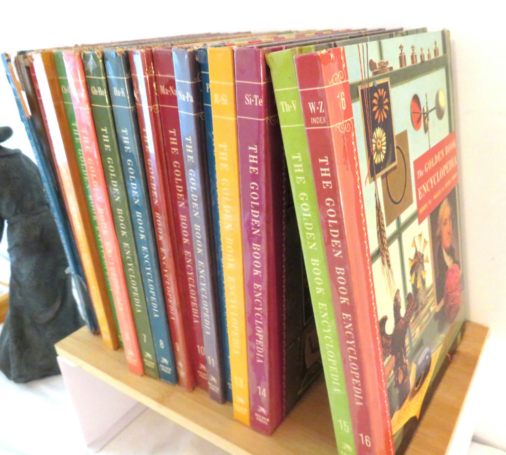 Complete 16 Volume Set of Golden Book Encyclopedia 1959 - image 2 of 8